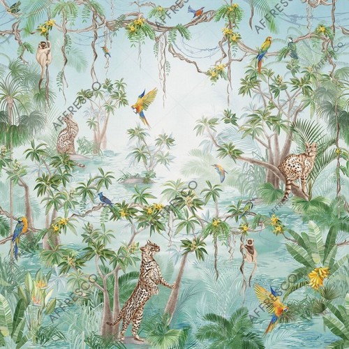 Фотообои и фрески Affresco French Garden AF958-COL1