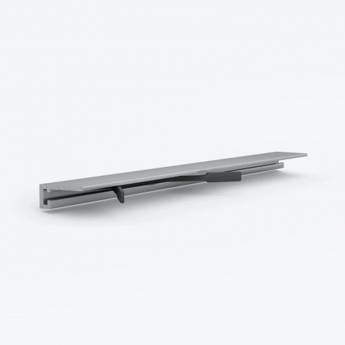 Микроплинтус напольный Laconistiq MICRO 15 CLASSIC серебряный