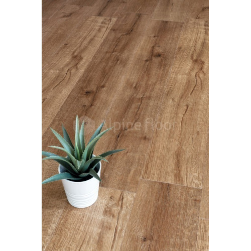 Кварц виниловый ламинат Alpine Floor Натуральное дерево Дуб Royal Синхронное тиснение ECO 2-1