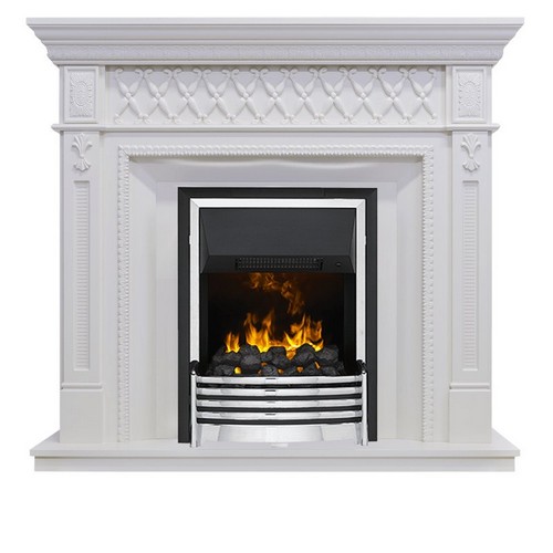 Dimplex Каминокомплект Alexandria - Белый дуб с очагом Flagstaff