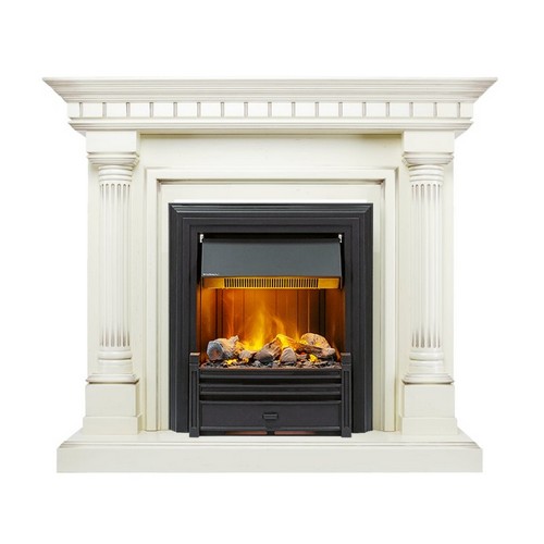 Dimplex Каминокомплект Dallas - Слоновая кость с патиной с очагом Brookline Black