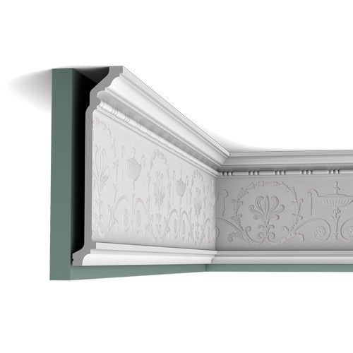 Полиуретановый декор Orac Decor потолочный плинтус C308